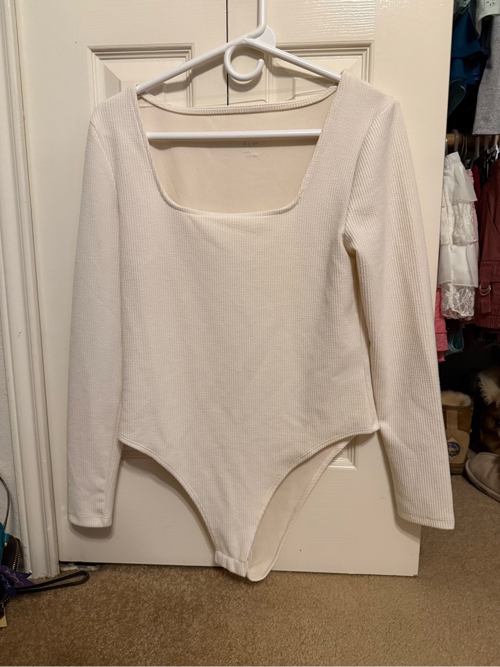 White Sweater Bodysuit